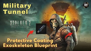 Protective Coating Exoskeleton Blueprint & Artifact Location STALKER 2 | Military Tunnel #stalker2