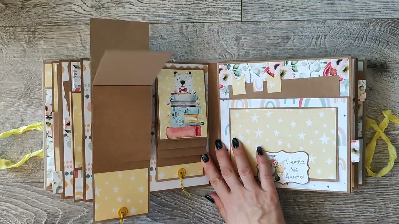 Duży album Wspomnienia z dzieciństwa, Childhood photoalbum, dziecięcy album na zdjęcia