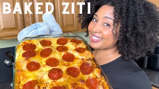 One Trick You Didn't Know for The PERFECT BAKED ZITI! Baked Ziti With Sausage, Beef, & Pepperoni