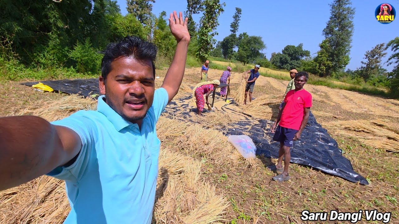 જીતુ ના ભાત ઝોડુંલા ચાલુ 🥰 Jitu Na Bhat Zodula Chalu 🤣  Dangi Comedy Video #sarudangicomedy New Vlog