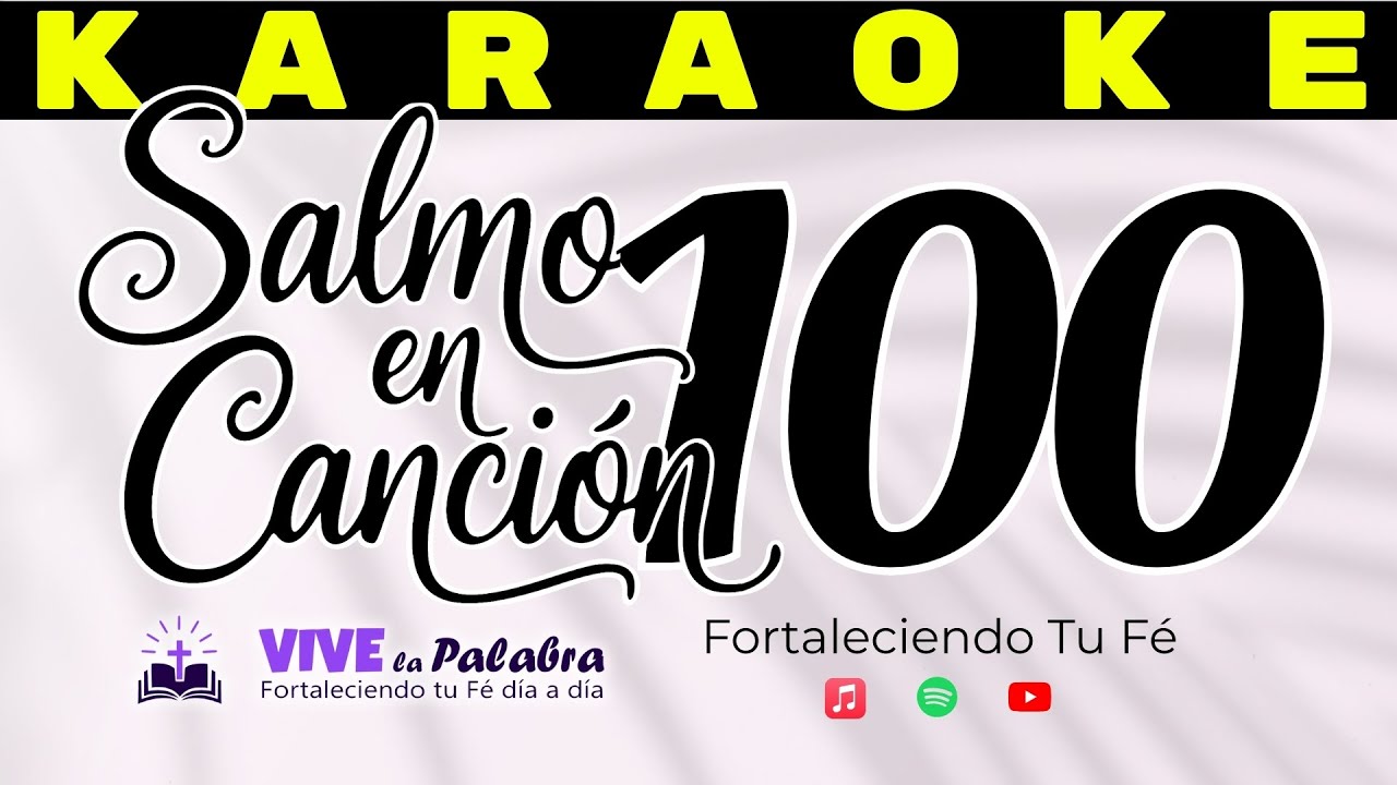 🎤 Salmo 100 karaoke 🎵 Acción de gracias (pista instrumental)