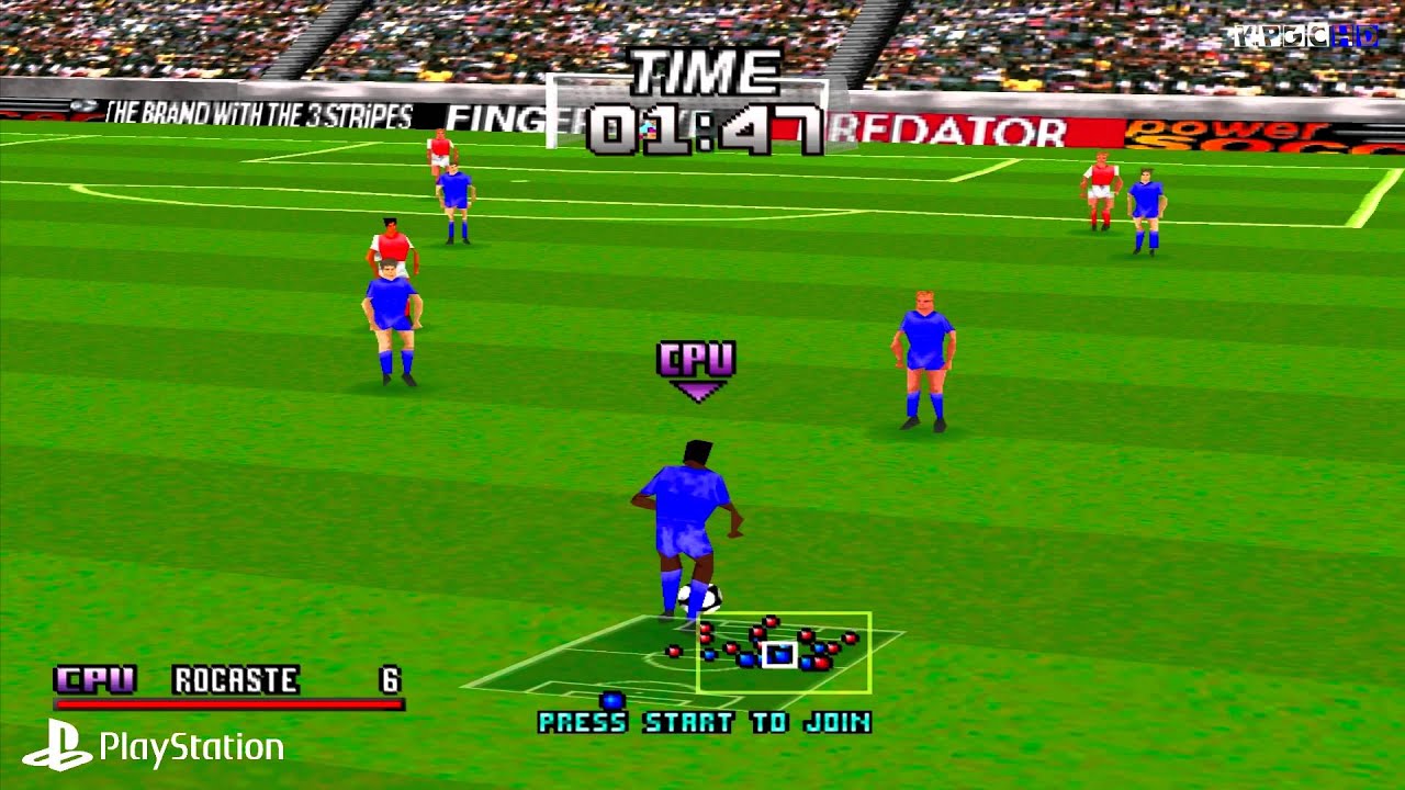 oro desbloquear Razón PS1] Adidas Power Soccer Gameplay with ePSXe (Full HD)[1080p] - YouTube