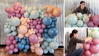 DIY Organic Balloon Wall