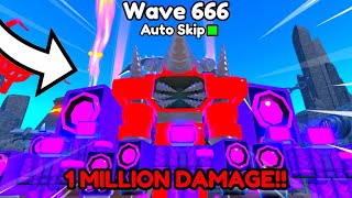 OMG😱NEW GLITCH!!💀INSANE DAMAGE WITH UPGRADED TITAN DRILLMAN IN ENDLESS MODE ❤️‍🔥😍