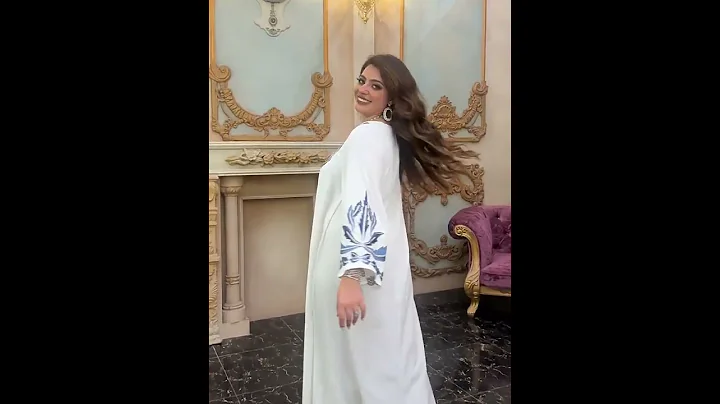 Eid Embroidery Hotfix Rhinestone Caftan Kaftan Dress