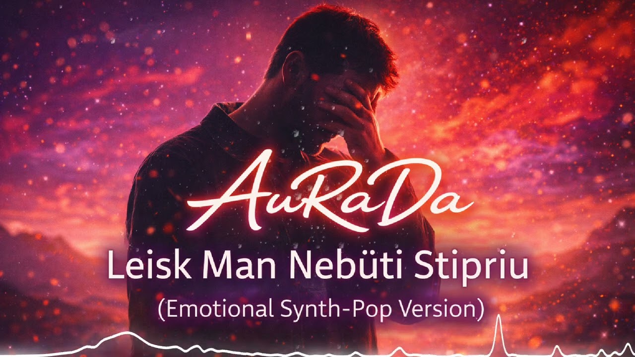 AuRaDa - Leisk Man Nebūti Stipriu (Emotional Synth Pop Version)