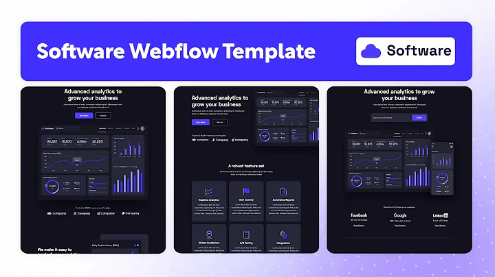 SaaS Website Template | Software - BRIX Templates