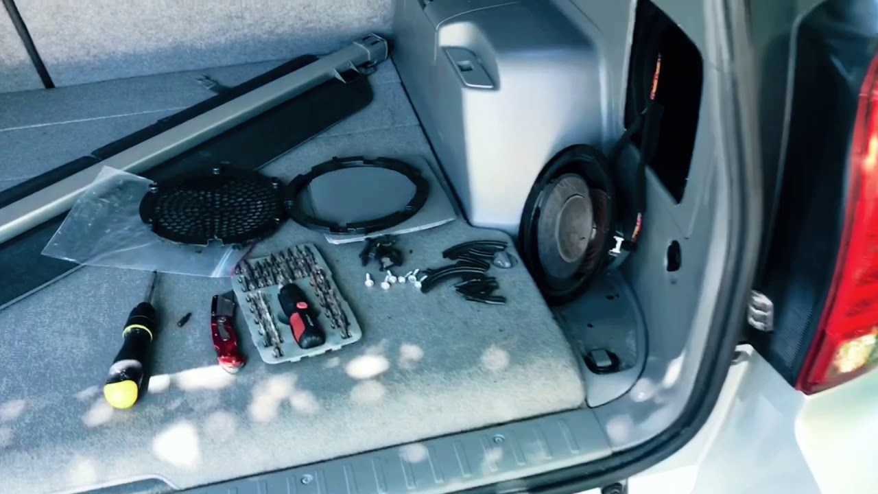 4th Gen Toyota 4Runner JBL subwoofer replacement- the easy way. - YouTube