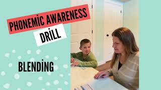Phonemic Awareness Blending Drill using UFLI Foundations with 1 student