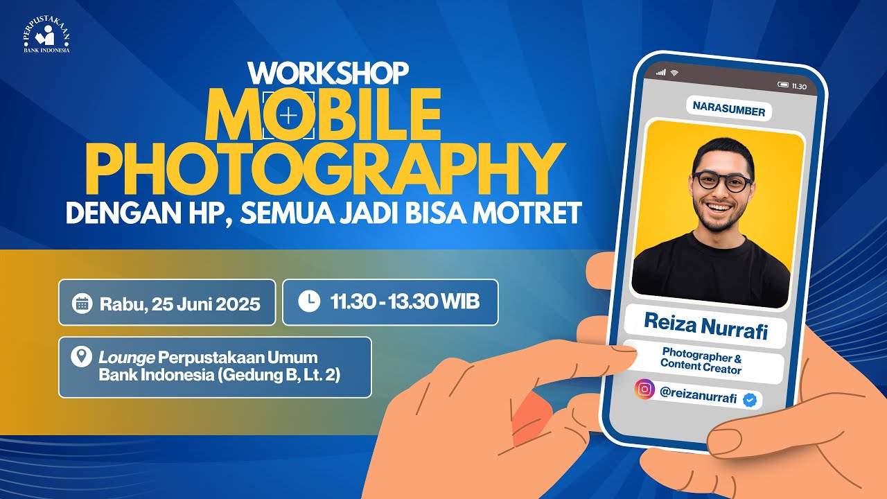 Workshop Mobile Photography "Dengan HP, Semua Jadi Bisa Motret"