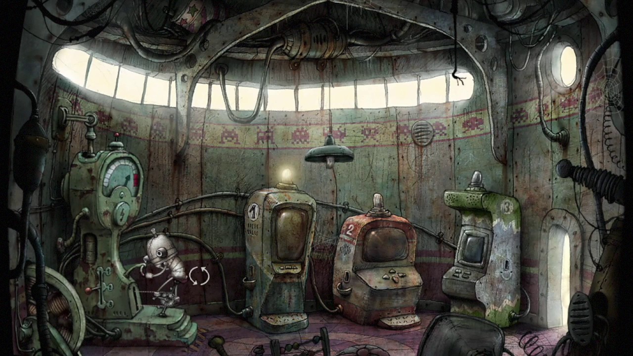 Machinarium Walkthrough Part 16 The Game Room Youtube