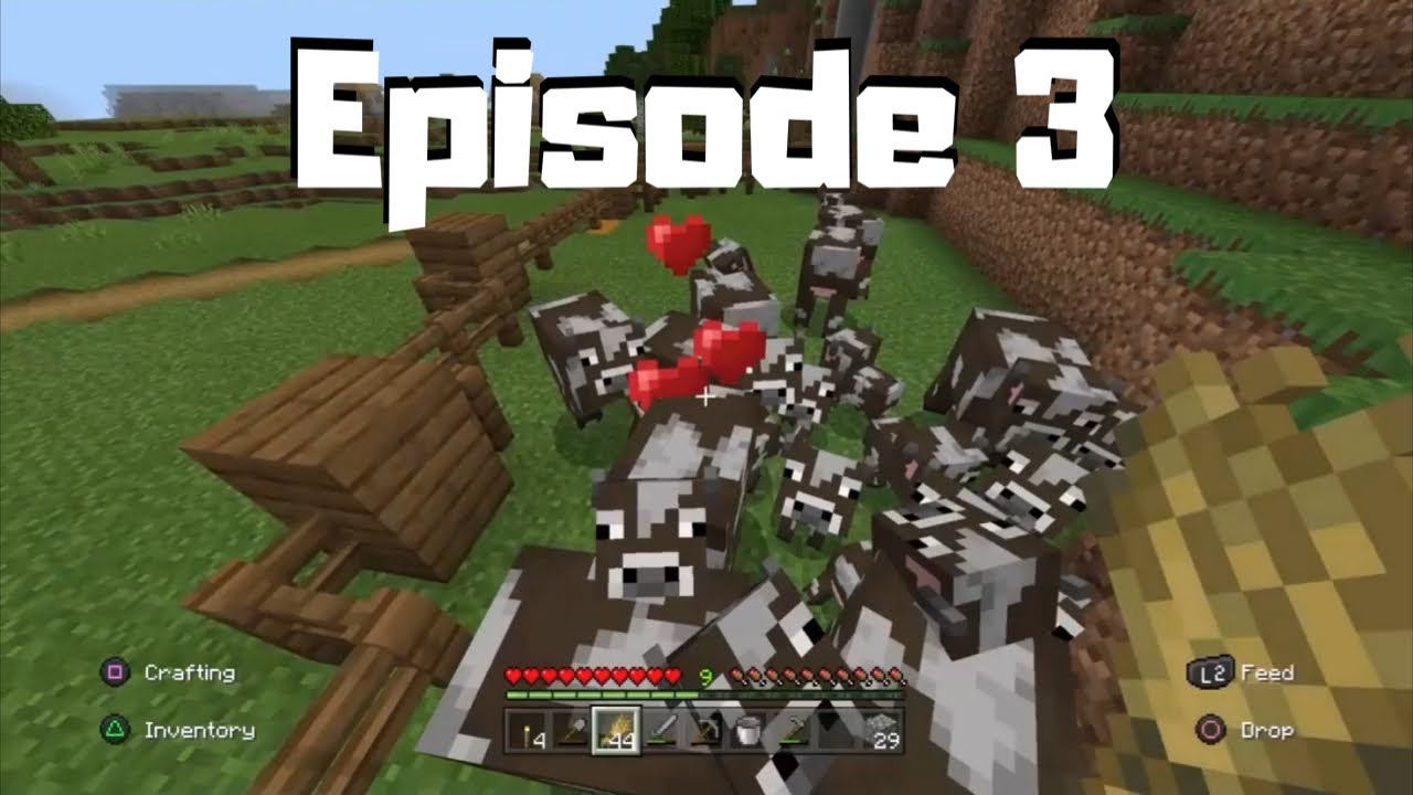 Minecraft Lets Play - Episode 3: We Want Wheat! - YouTube