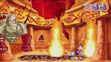 Rayman 3: Hoodlum Havoc (Game Boy Advance) Level 3-4: Den of Rocky (Gameplay/Walkthrough)