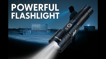 Powerful Flashlight IBELL FL8498S Torch, High Power Rechargeable LED Torch MONSTER TORCH