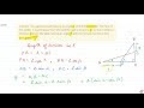 IIT JEE TRIGONOMETRIC FUNCTIONS A ladder rest against a wall making an ...