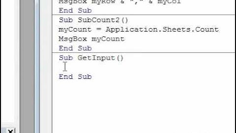 How to create an input box using macros in Excel