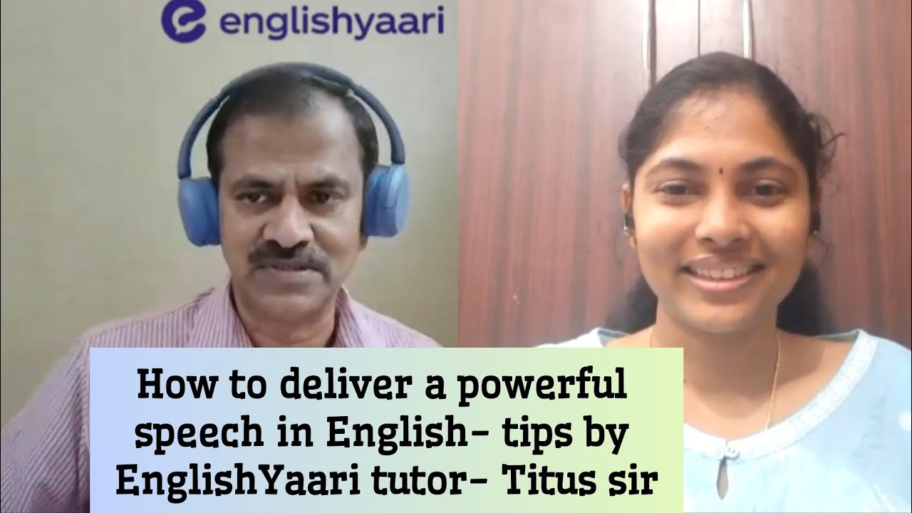 How to become a public speaker Tips by @EnglishYaari tutor #Titus sir #santalks #englishpodcast 