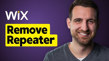 How to Remove Repeater on Wix