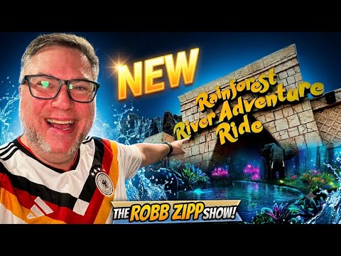 🐘 @robbzipp AT THE NEW RAINFOREST RIVER ADVENTURE RIDE! 06-29-2026
