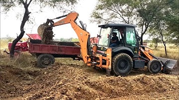 Case 770 Ex Loading Soil in Mahindra Tractors | Jcb Tractor Cartoon