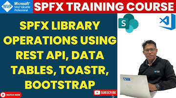 Sharepoint Framework Document Library Operations Using Rest Api, Datatables, Toastr, and Bootstrap