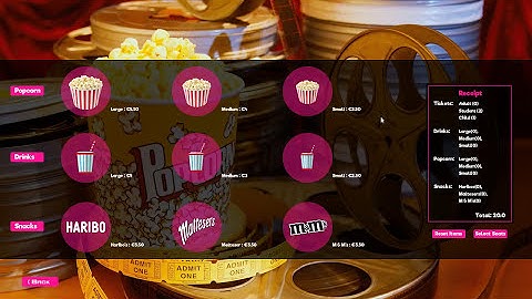 CINEMA BOOKING SYSTEM THROUGH JAVA AND PROCESSING