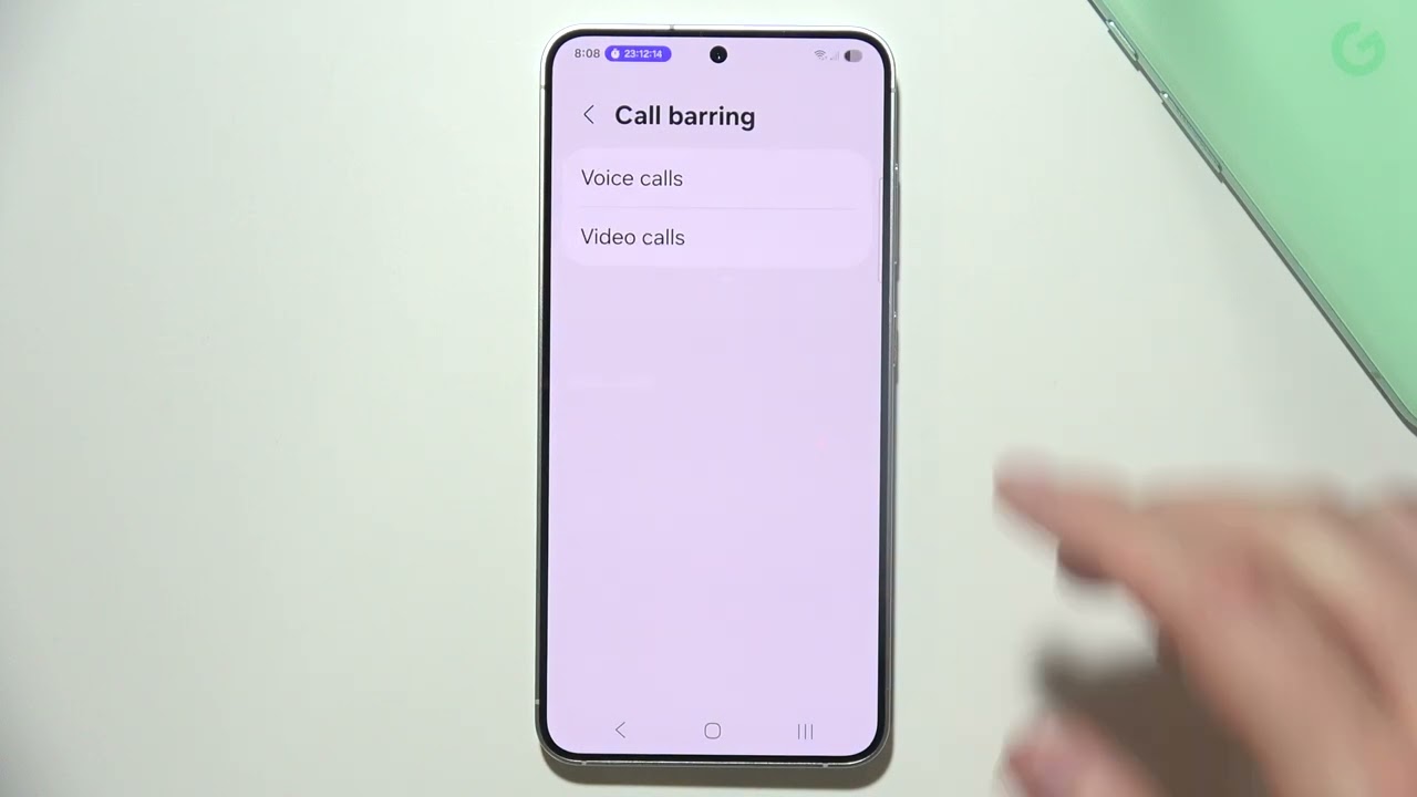 Samsung S25: How to Switch On/Off Call Barring