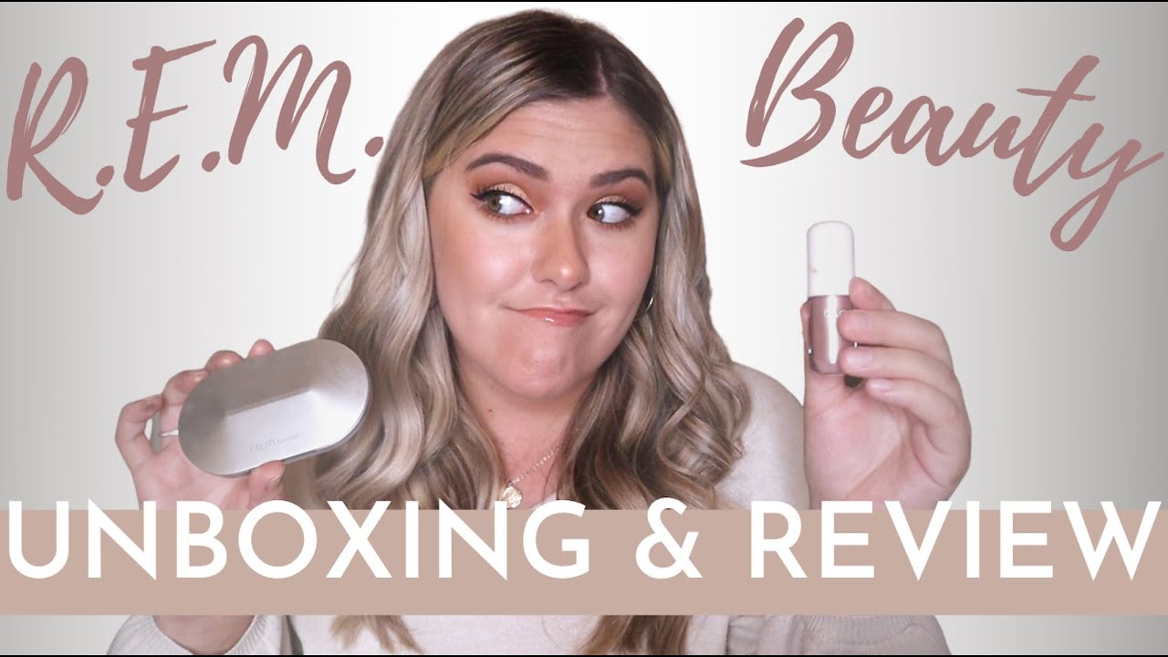 R.E.M. Beauty Unboxing & Review | Ariana Grande Makeup Line Review | Sarah Rita