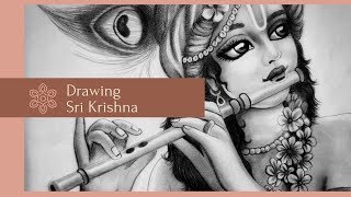 krishna easy drawing draw beginners step lord
