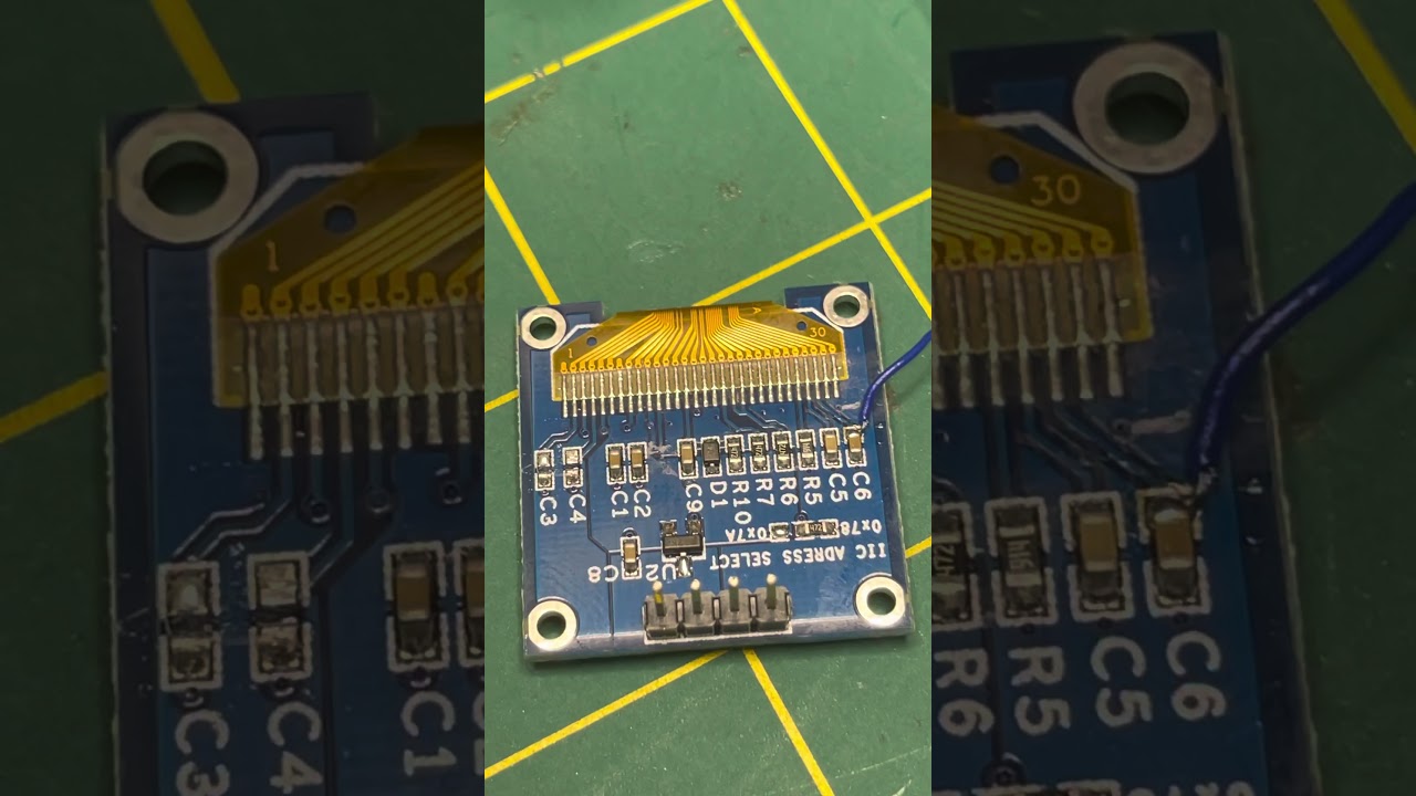 OLED display rf noise interference cure hack