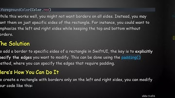 How to Add a Border for Specific Sides in SwiftUI