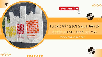 Chuyên sỉ túi xốp 2 quai trắng sữa giá ưu đãi cho đại lý
