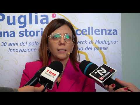 Modugno, Merck compie 30 anni e cresce in Puglia - Dichiarazioni di Annalisa Calvano