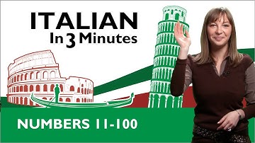 Learn Italian - Italian Numbers 11-100