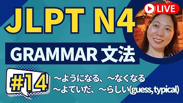 JLPT N4 Grammar #14 文法解説