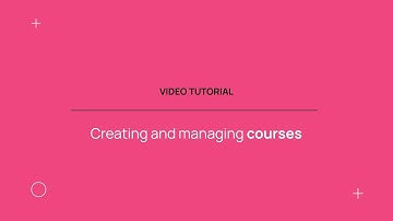 How to create a new course in Avallain Magnet