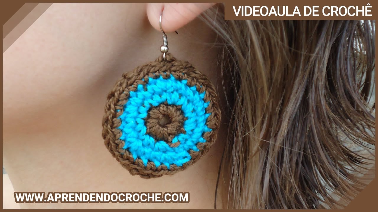 Brinco de Croche Mandala - Aprendendo Crochê