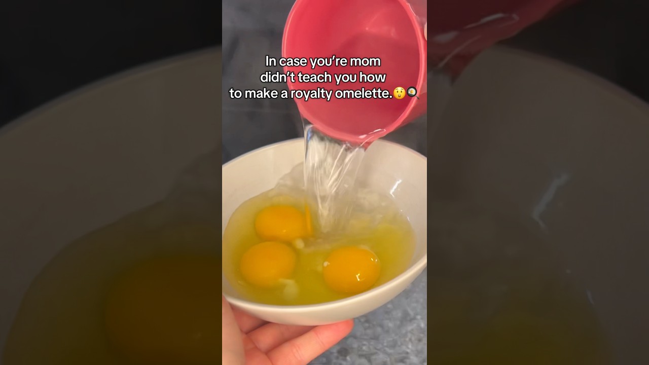 If mom didn't teach you a royalty omelette. 