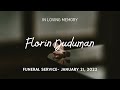 Funeral - Florin Duduman - Ianuarie 21, 2022