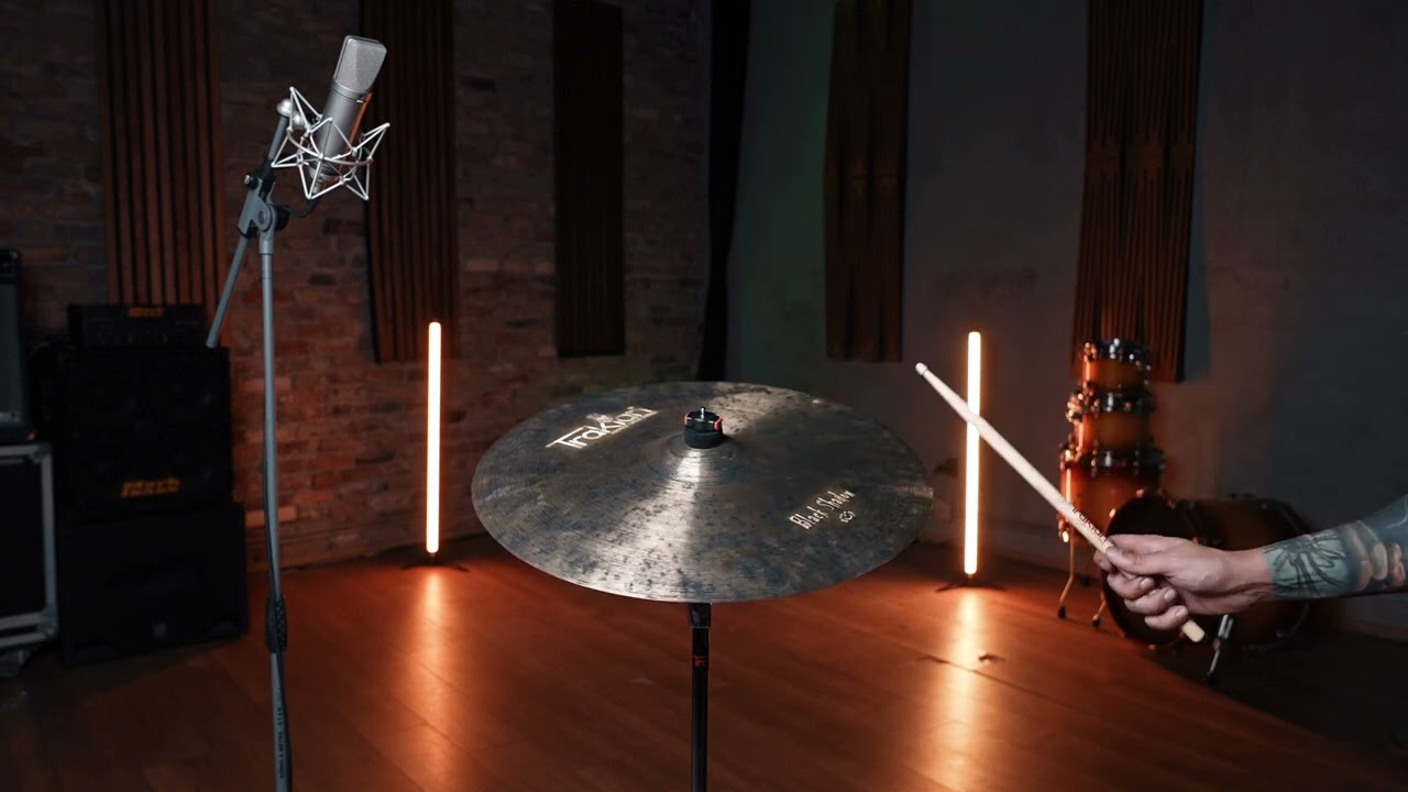 Black Shadow Series Crash | Hand-Hammered B20 Cymbals | Trakian