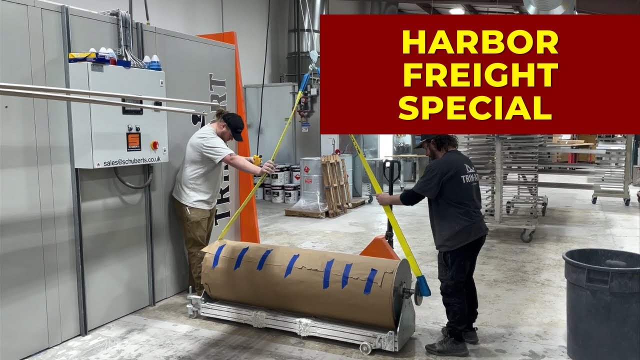 Harbor Freight hoist saves tons of time in the paint shop swap waste