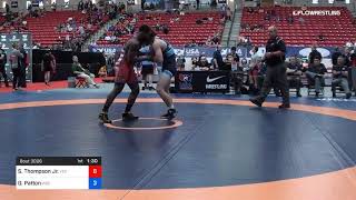 72 Kg Rnd Of 32 Santonio Thompson Jr. Yes Wrestling Vs Gary Patton Williams Baptist University