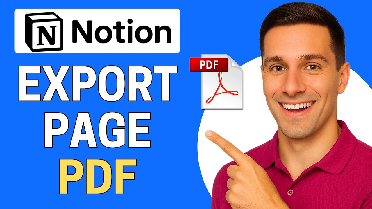 How to Export Notion Page as a PDF (EASY METHOD)