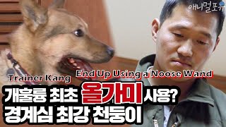 [ENG CC] 강형욱, 개훌륭 최초로 올가미 사용하다! 역대급 경계심 천둥이 [개는 훌륭하다] (200601)