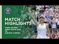 Emma Raducanu vs Sorana Cirstea | Third Round Highlights | Wimbledon 2021