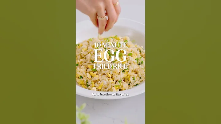 Egg Fried Rice in 10 minutes 🥡 #easyrecipe