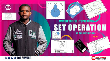 Set Operations. Full Topic Video