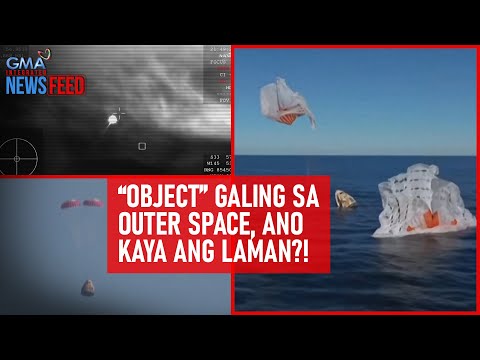 “Object” galing sa outer space, ano kaya ang laman?! | GMA Integrated Newsfeed
