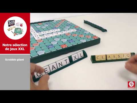 Scrabble géant, tournant  et  encastrable vidéo