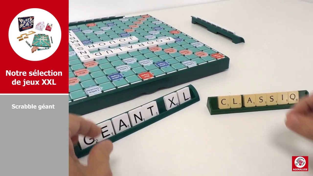 Scrabble Géant - Le jeu de société classique en version XXL